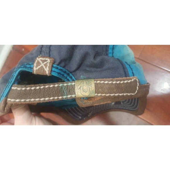 VINTAGE TRUE RELIGION LOGO DISTRESSED TRUCKER CAP BASEBALL RARE - Picture 9 of 14